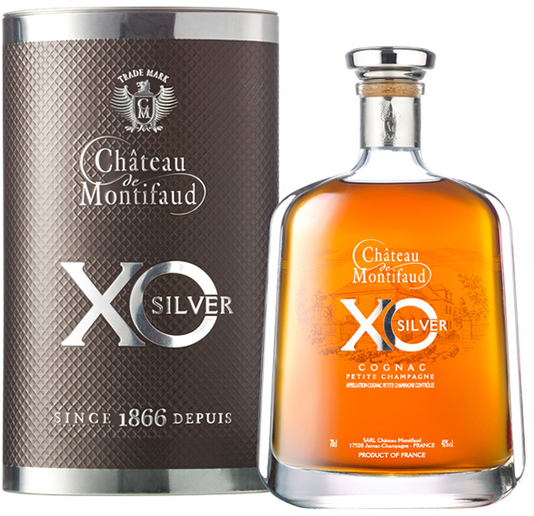 Chateau Montifaud XO Silver Attitude in Attitude Decanter