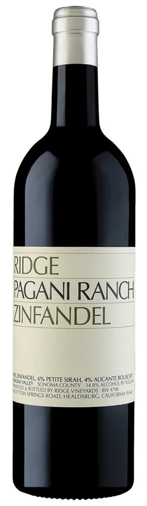 Ridge Vineyards Pagani Ranch Zinfandel 2021, 75cl